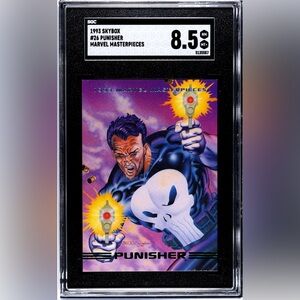Graded! 1993 Marvel Masterpieces Punisher card